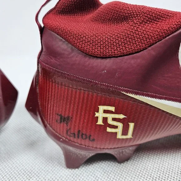 Nike Vapor Edge Pro 360 2 FSU Seminoles Football Cleats Team Issued Mens 12.5 W